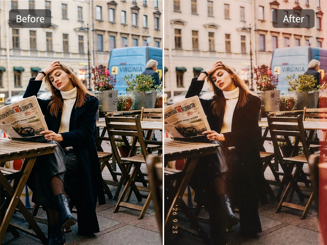 Create film-stock-inspired Camera and Filter looks